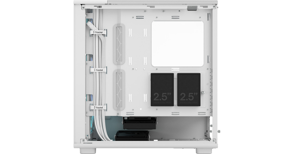 Fractal DesignEpoch RGB midi tower behuizing  (Wit | 2x USB-A | 1x USB-C | RGB | Tempered Glass)