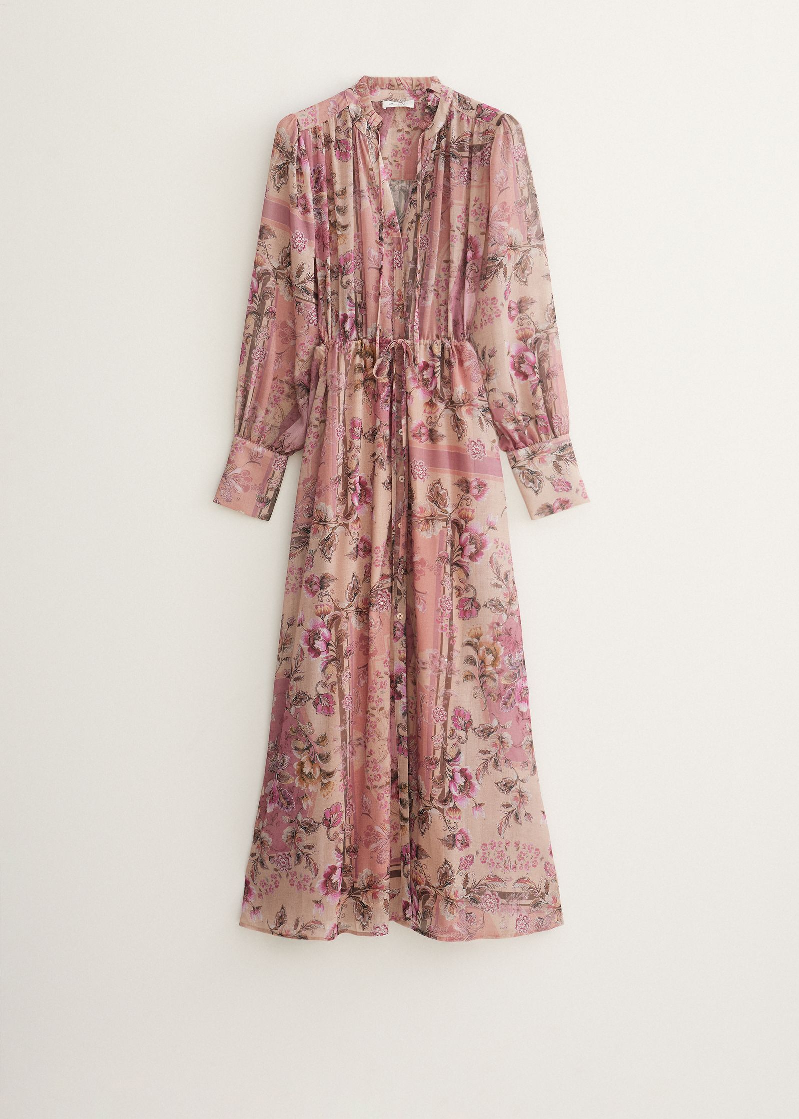 Maxi jurk met bloemenprint