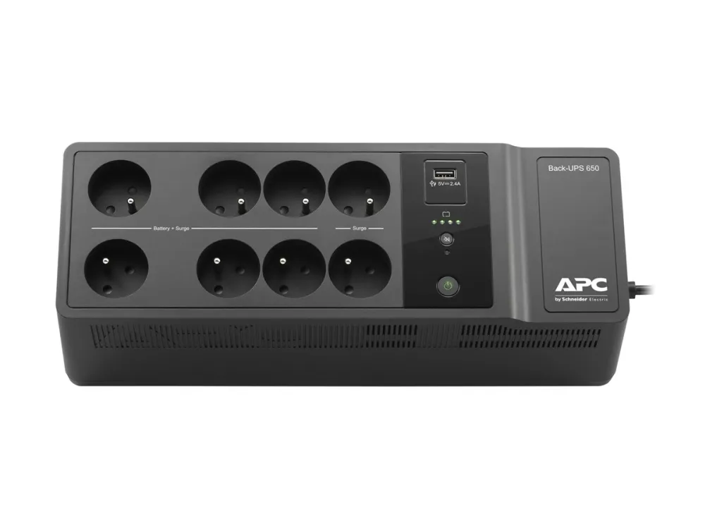APC Back-UPS BE650G2-CP - UPS - AC 220-240 V - 400 Watt - 650 VA - output-stikforbindelser: 8