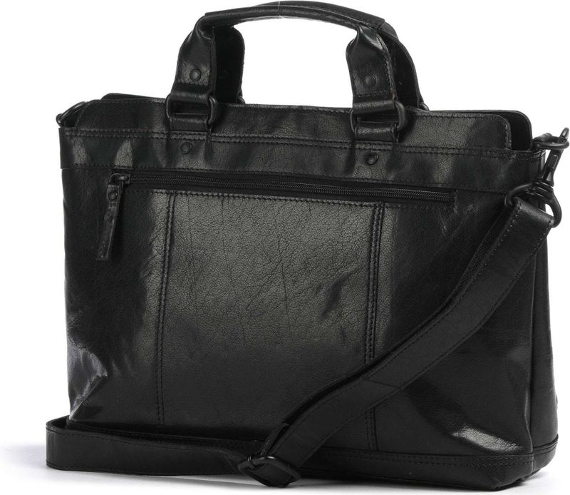 Spikes & Sparrow - Bennie Business Bag - Zwart - Laptoptas - Geschikt voor 14 inch