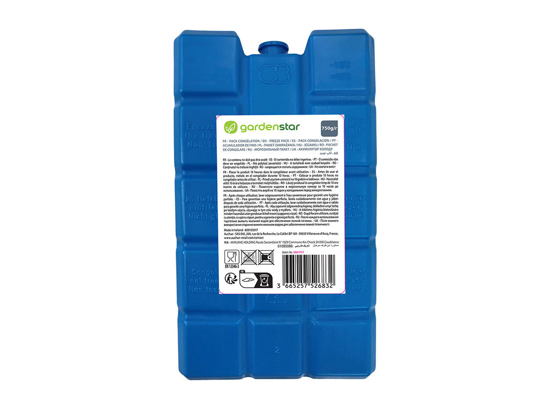 ACUMULADOR FRIO GARDENSTAR 750G