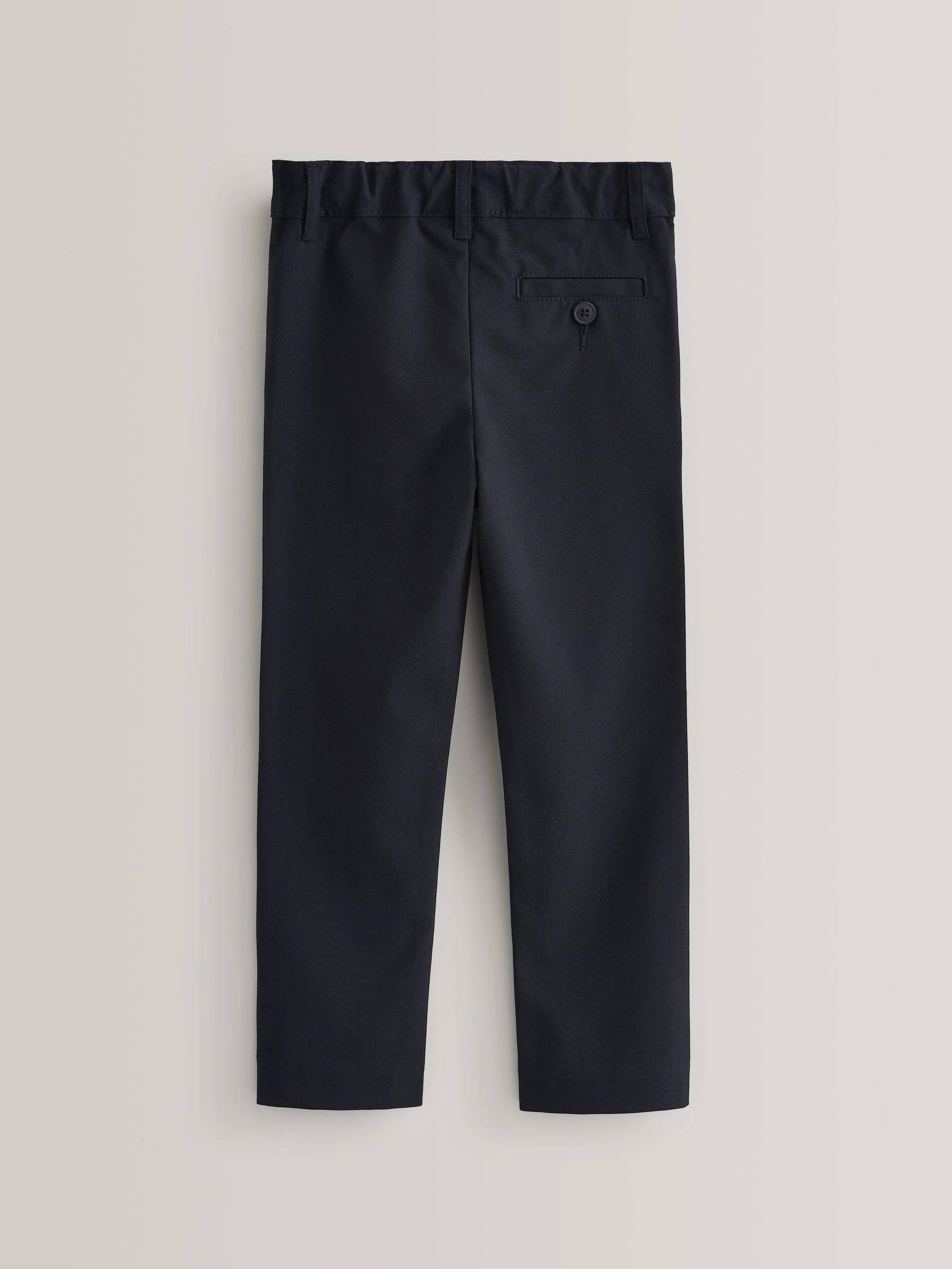Marineblauw - Formele skinny schoolbroek met stretch (3-17 jr)