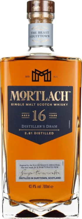 MORTLACH 16 YEARS SINGLE MALT 70CL
