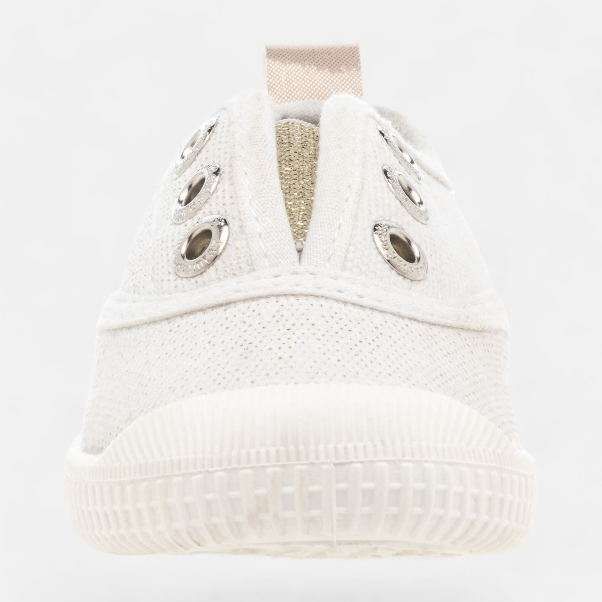 Baskets en toile Fille beige