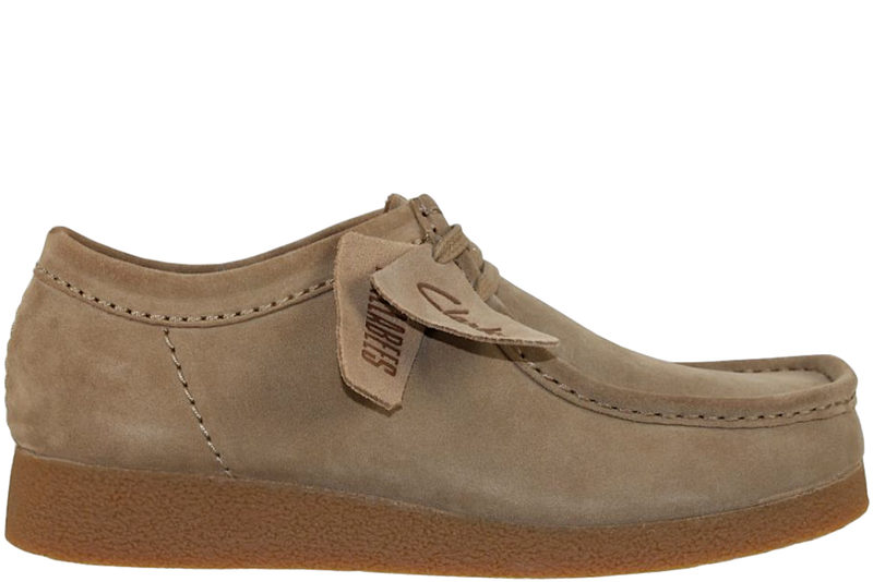 CLARKS WALLABEE EVO G DARK SAND SUEDE ORIGINAL