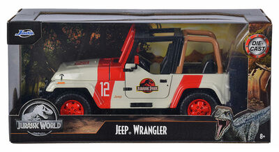 Jada Toys Jurassic Park 1992 Jeep Wrangler 1:24