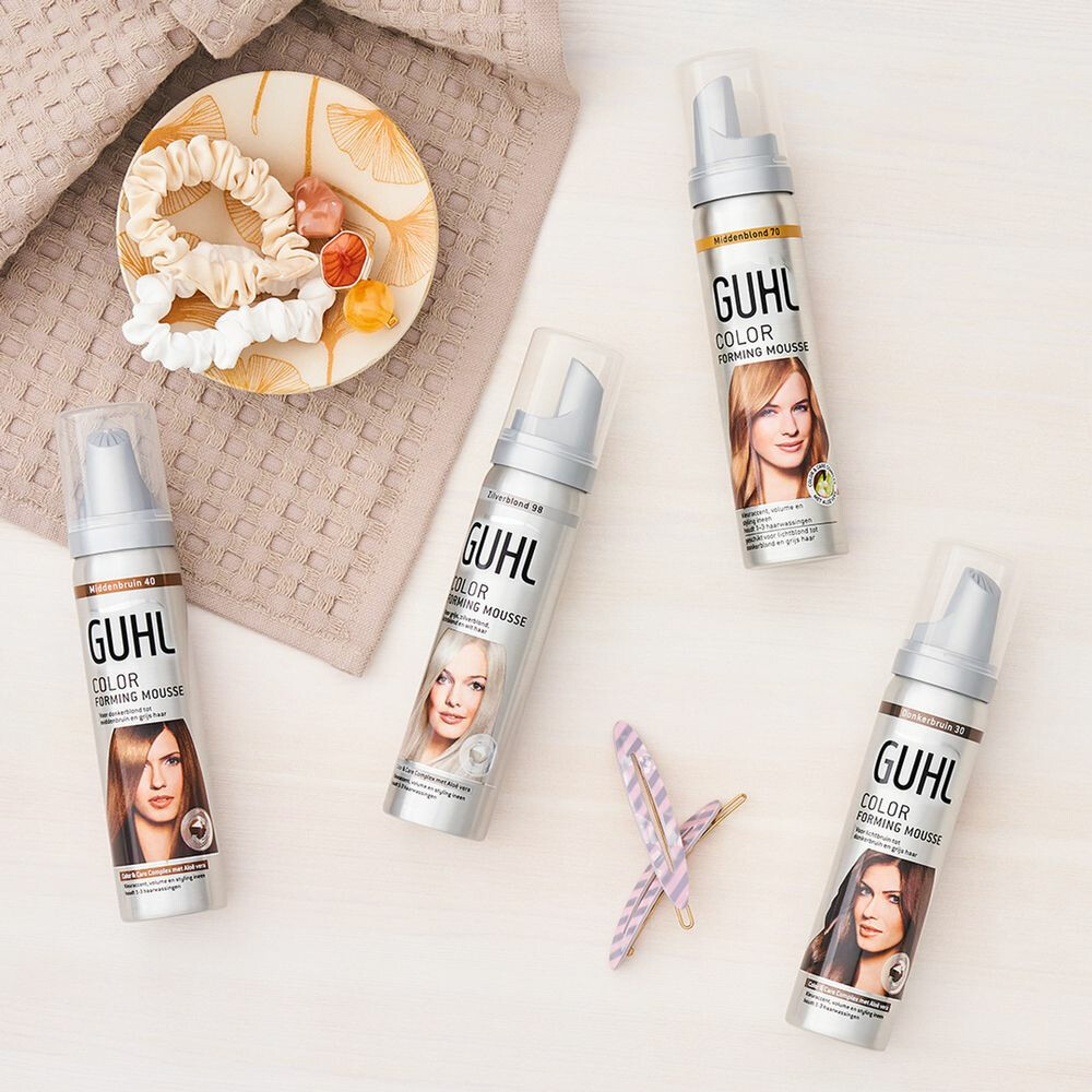 3x Guhl Color Forming Mousse Donker Bruin 3075 ml