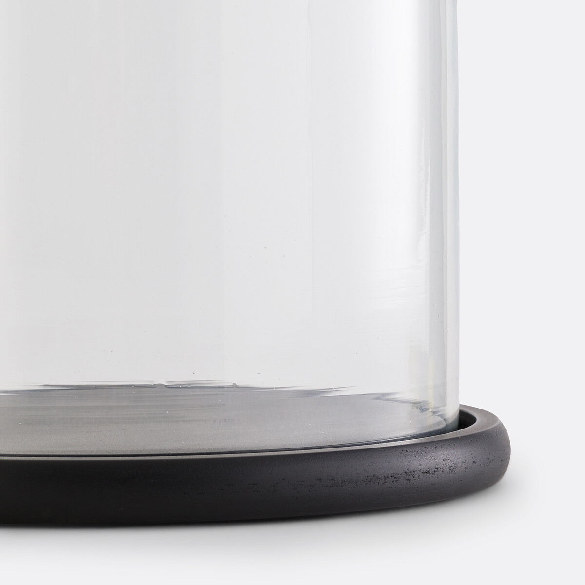 LA REDOUTE INTERIEURS<br>Cúpula de vidro com base preta, 32 cm de altura, Campa
