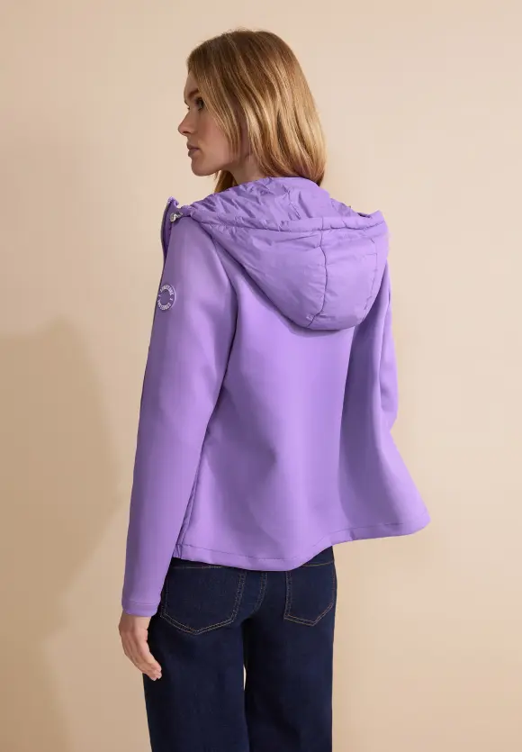 Materialmix Windbreaker - shiny lilac