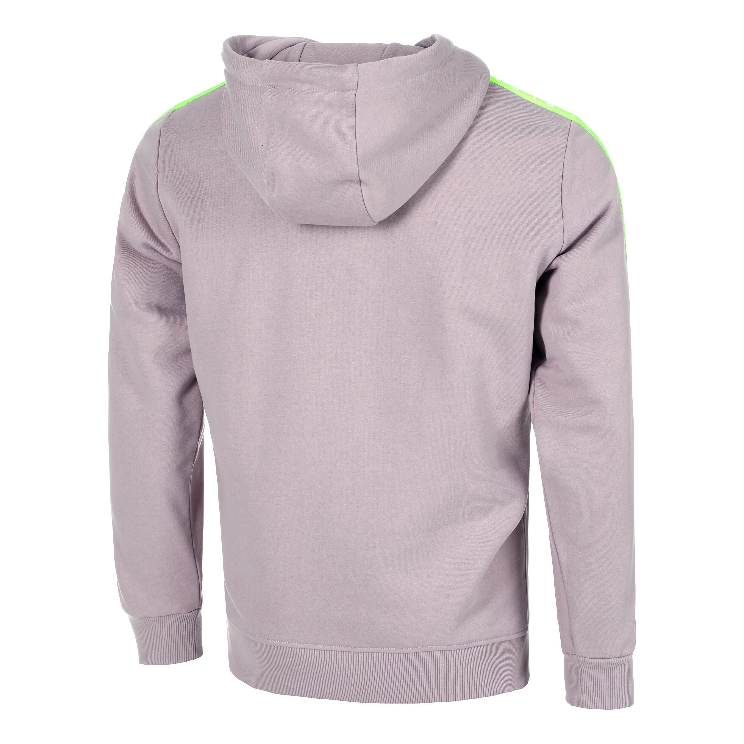 Quiet Please Mind Taped Sweat À Capuche Hommes - Violet , Vert Fluo