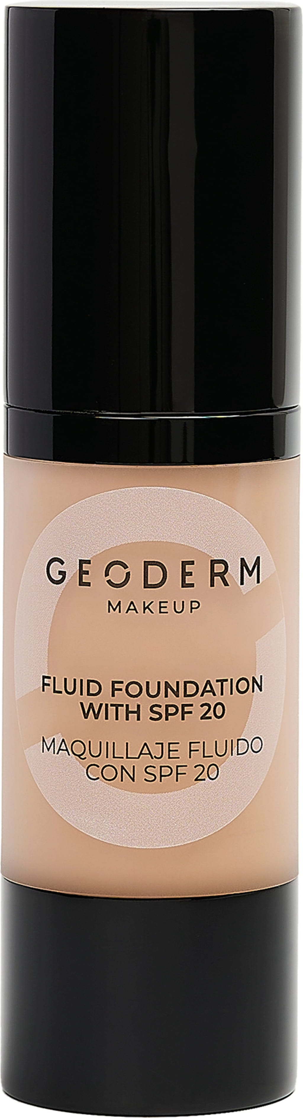 Geoderm  Fluid Foundation SPF 20 vegan, Natural Beige (30 ml)