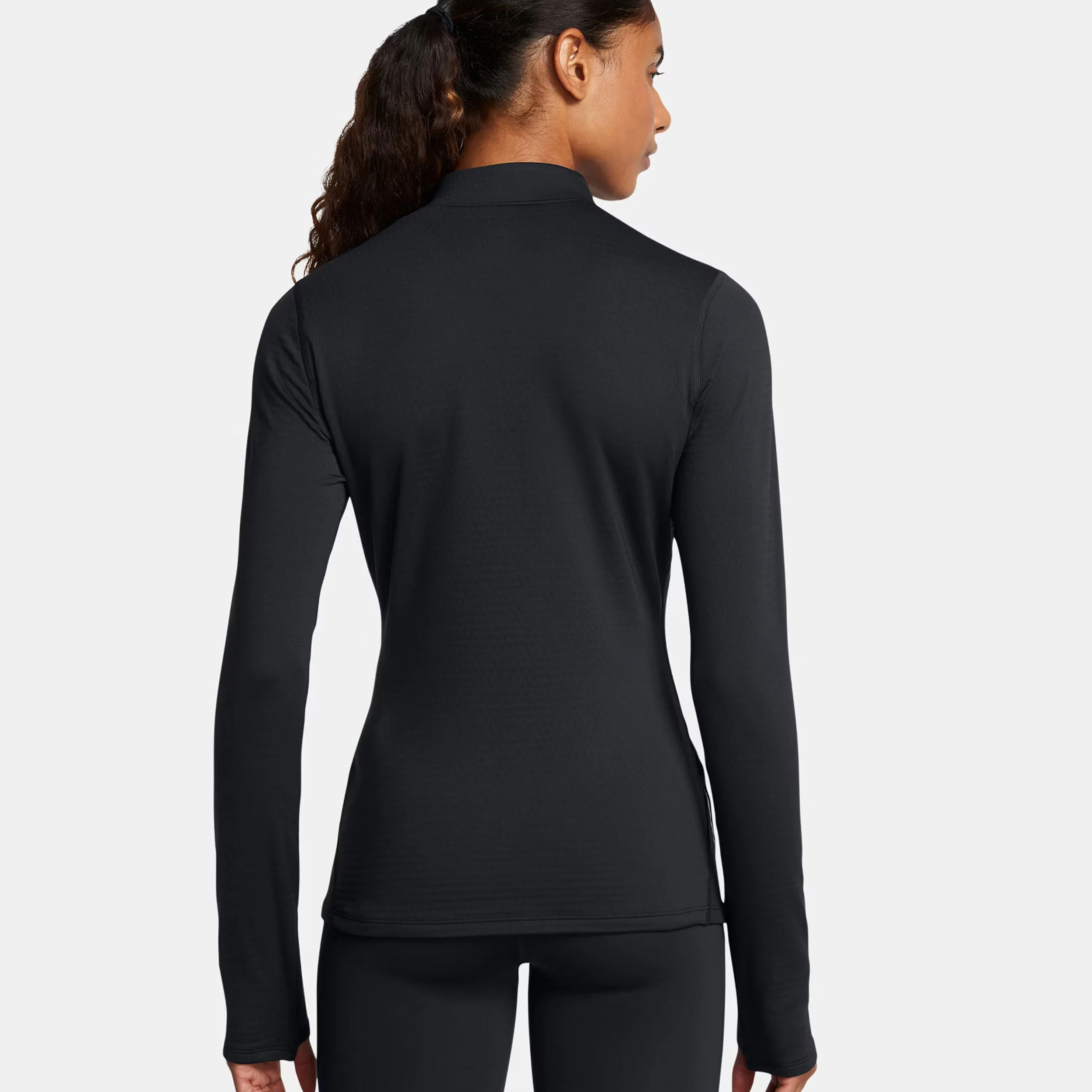 Under Armour Vanish CW 1/2 Zip Haut Manches Longues Femmes - Noir
