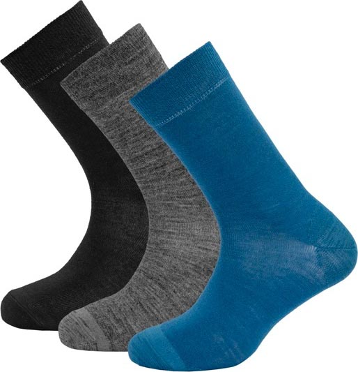 Daily Merino Light Sock 3-pack Unisex Flood Mix