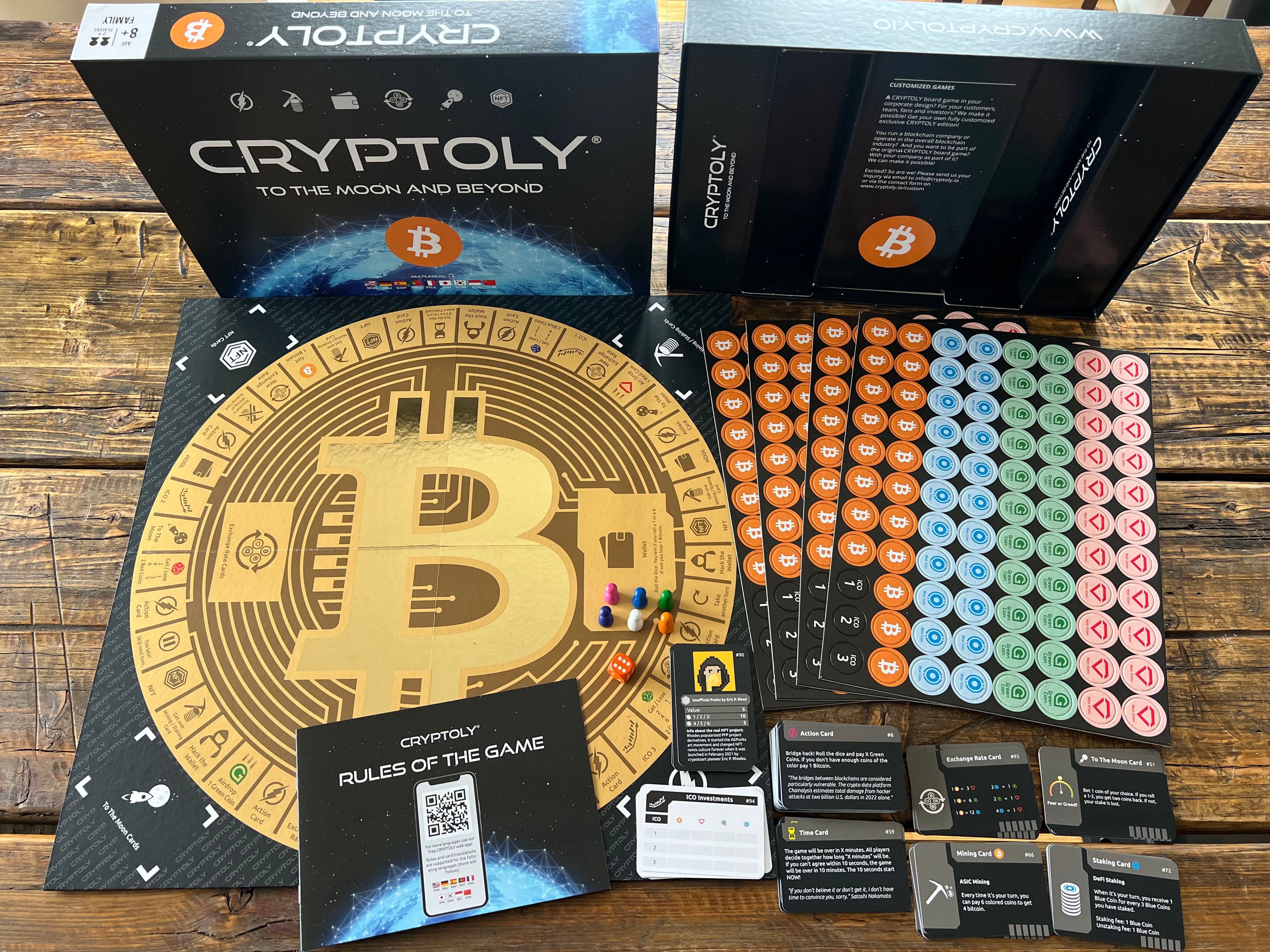CRYPTOLY - Das Strategiespiel für die ganze Familie! Englische Version für 2-6 Spieler ab 8 Jahren