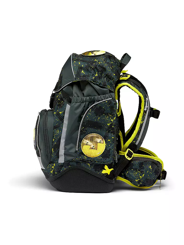 ERGOBAG Schultaschen Set 6tlg PACK - MähdreschBär  dunkelgrün
