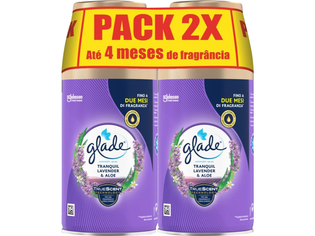 AMBIENTADOR GLADE RECARGA LAVANDA 2X269ML
