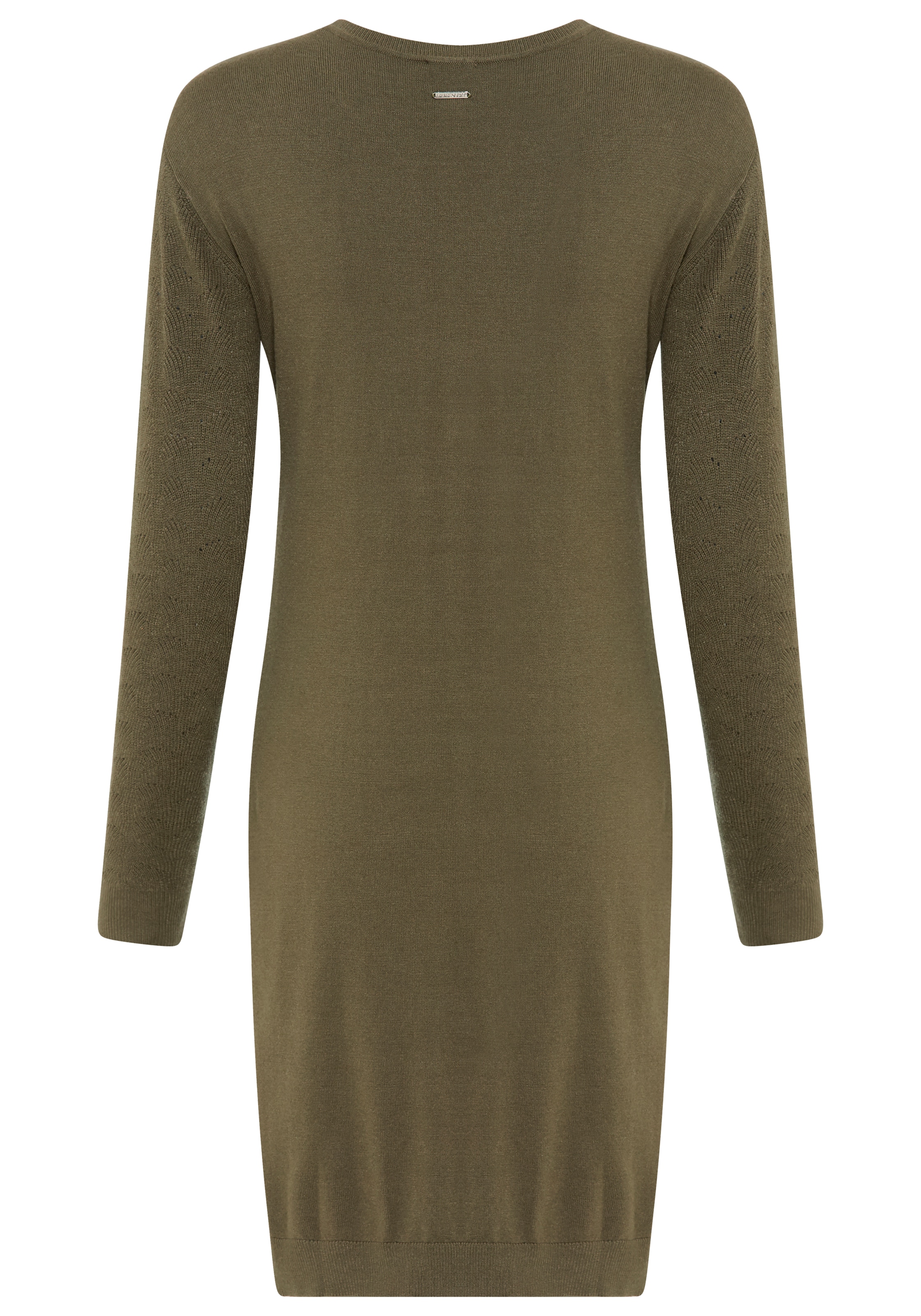 Laura Scott Strickkleid Ohne Taschen aus filigranem, weichem Ajourstrick  - NEUE KOLLEKTION