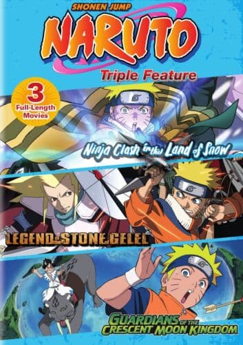 Naruto Movies Triple Feature  [Regi DVD Pre-Owned Region 2