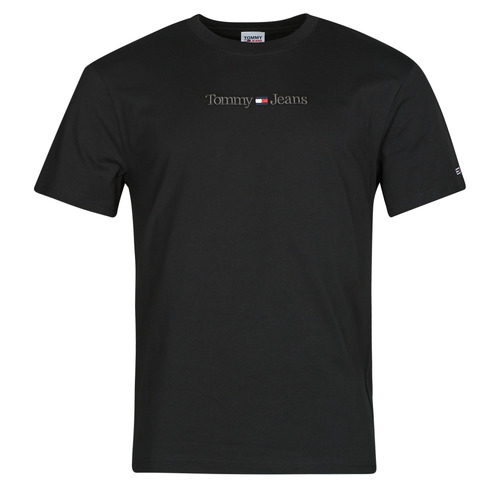 Tommy Jeans - TJM CLSC SMALL TEXT TEE - Noir