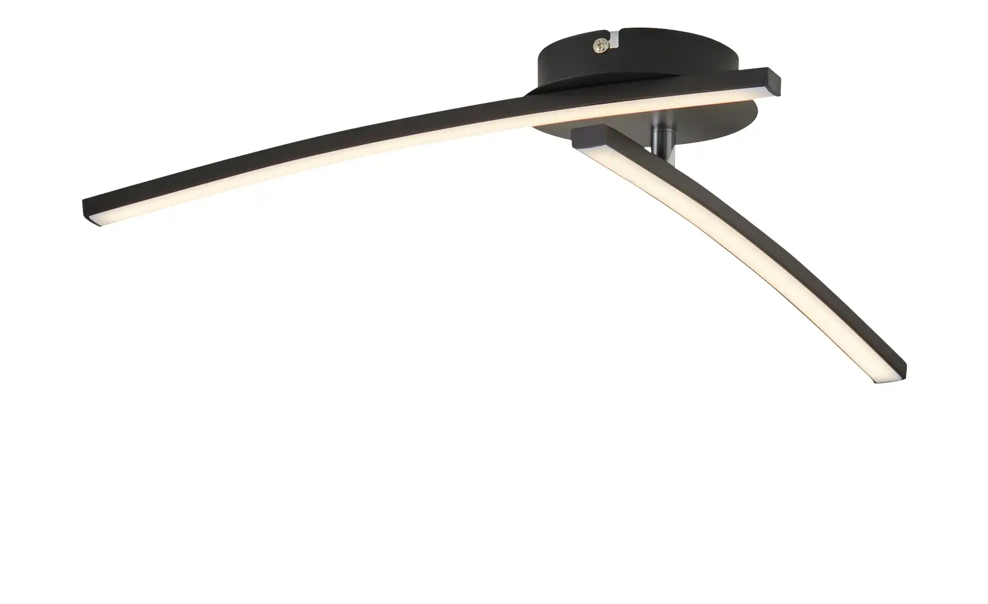 KHG LED-Deckenleuchte, 2-flammig, schwarz