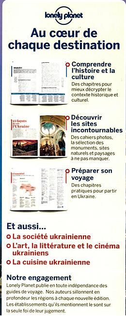 LONELY PLANET - UKRAINE LONELY PLANET EN FRANCAIS