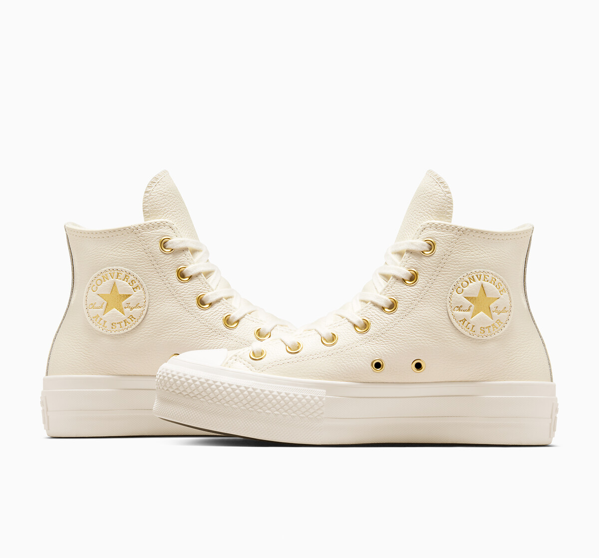 CONVERSE<br>Tênis All Star Lift Hi Mono Couro