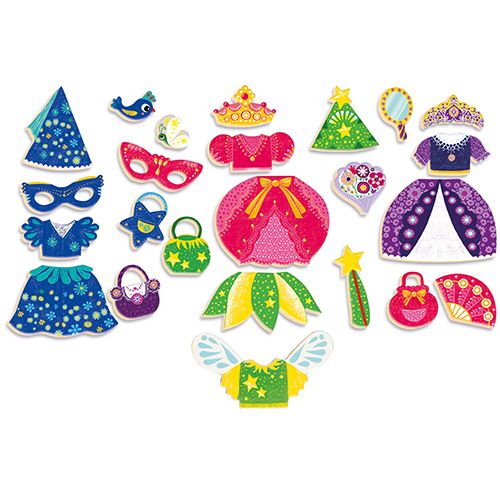 Djeco magnetische aankleedpop - belissimo DJ03084