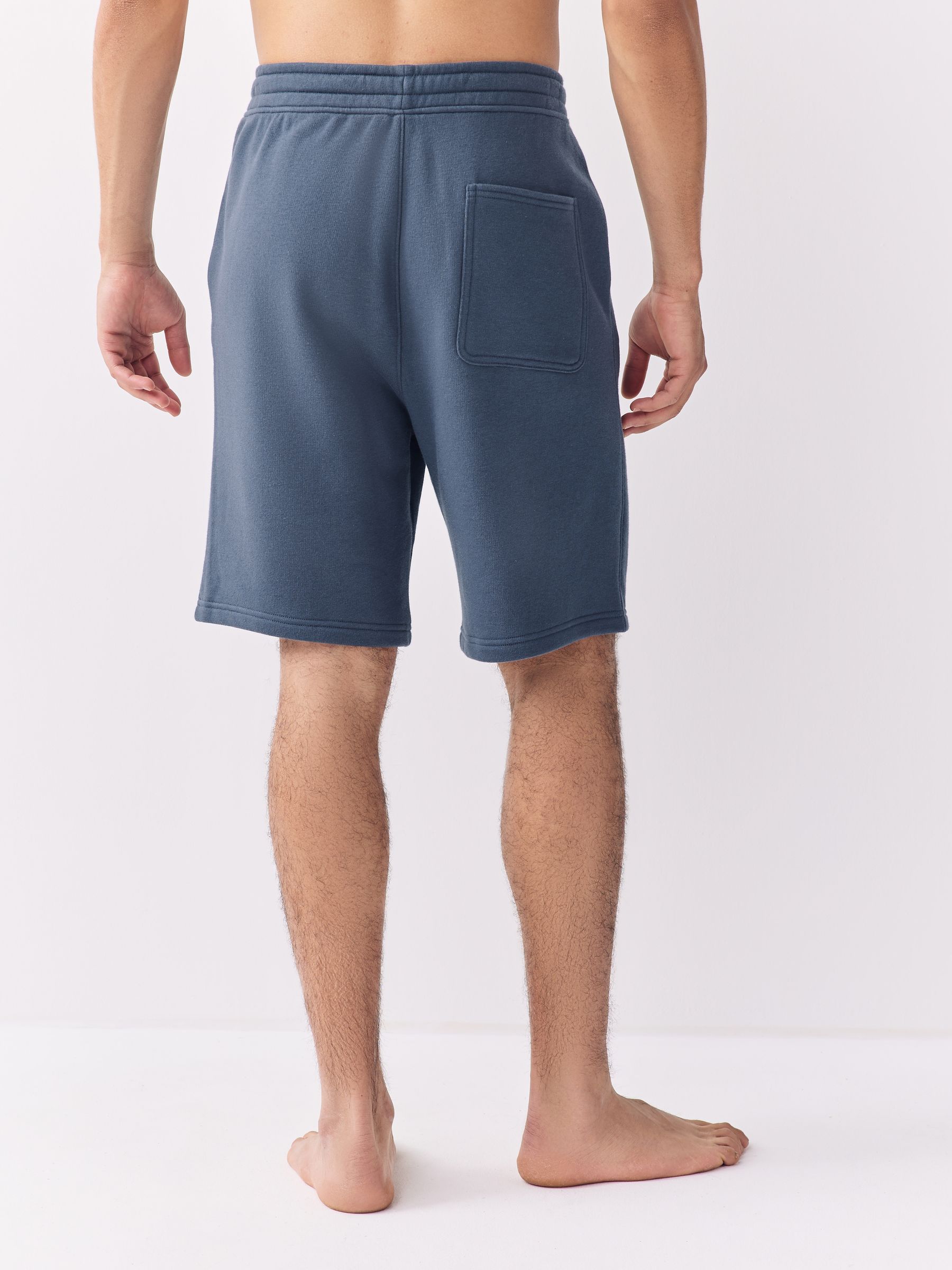 Vintage blauw - Cotton Blend Brushed Jersey Shorts