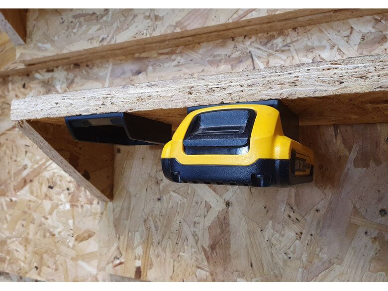 StealthMounts BM-DW20-BLK-6 Accuhouder voor DeWALT 18V XR - Zwart - 6-pack