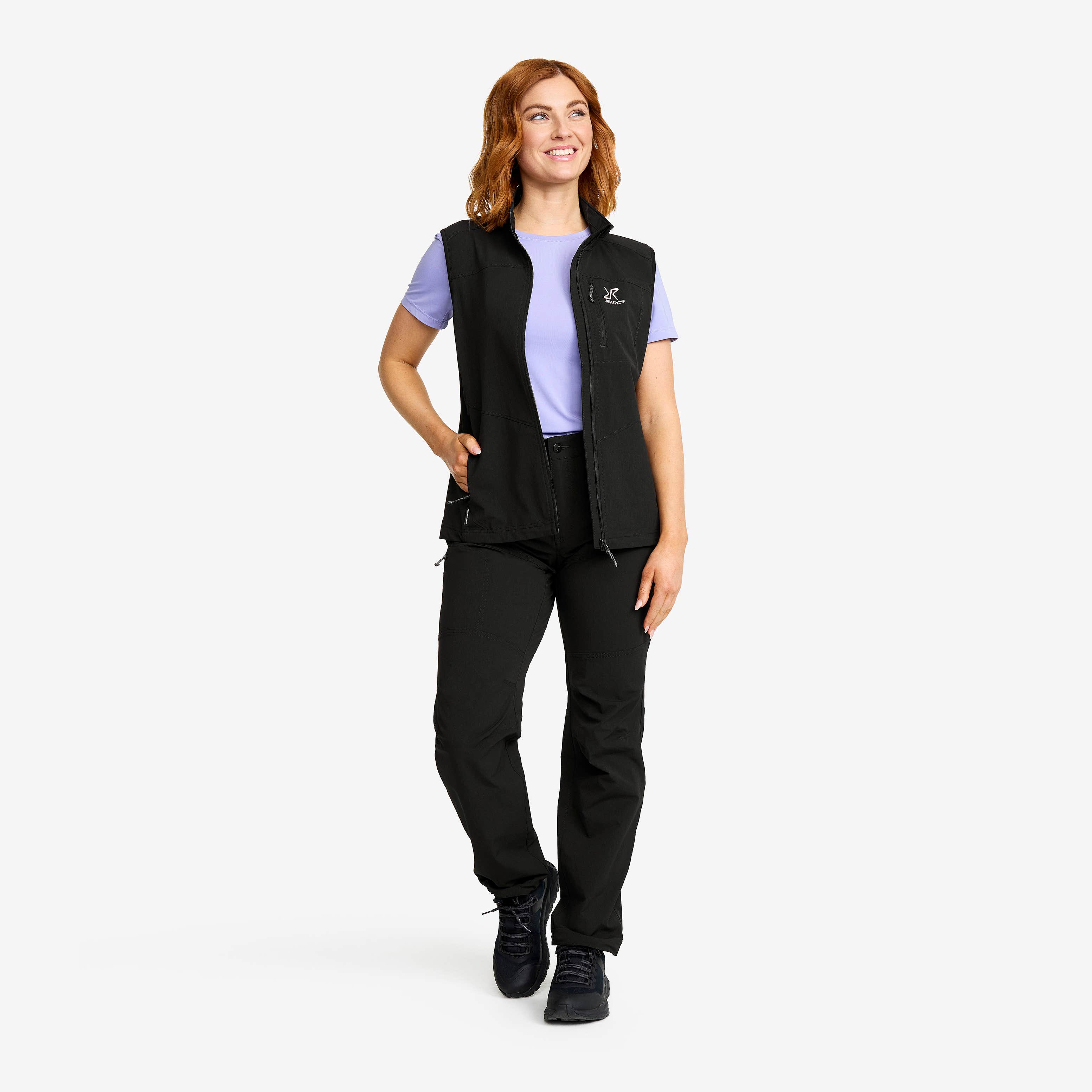 Venue Light Softshell Vest  Dame Black