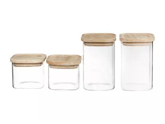 Lot de 4 Bocaux 