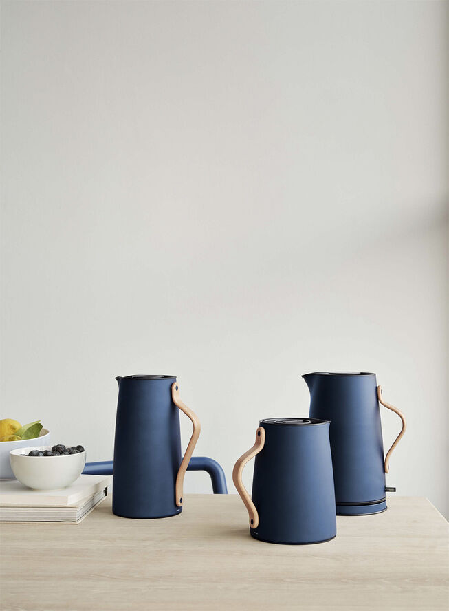 Stelton Emma termokande, te 1 l, dark blue Dark blue