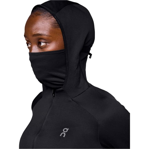 Veste running ON RUNNING CLIMATE ZIP HOODIE W BLACK