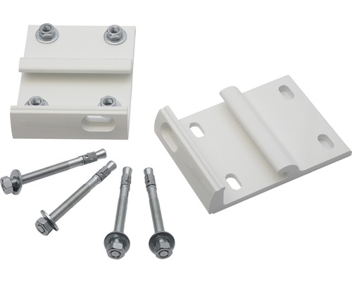 SOLUNA cassettescherm Exclusiv 2x1,5 doekdesign A131 frame RAL 9010 verkeerswit aandrijving rechts incl. motor en wandschakelaar