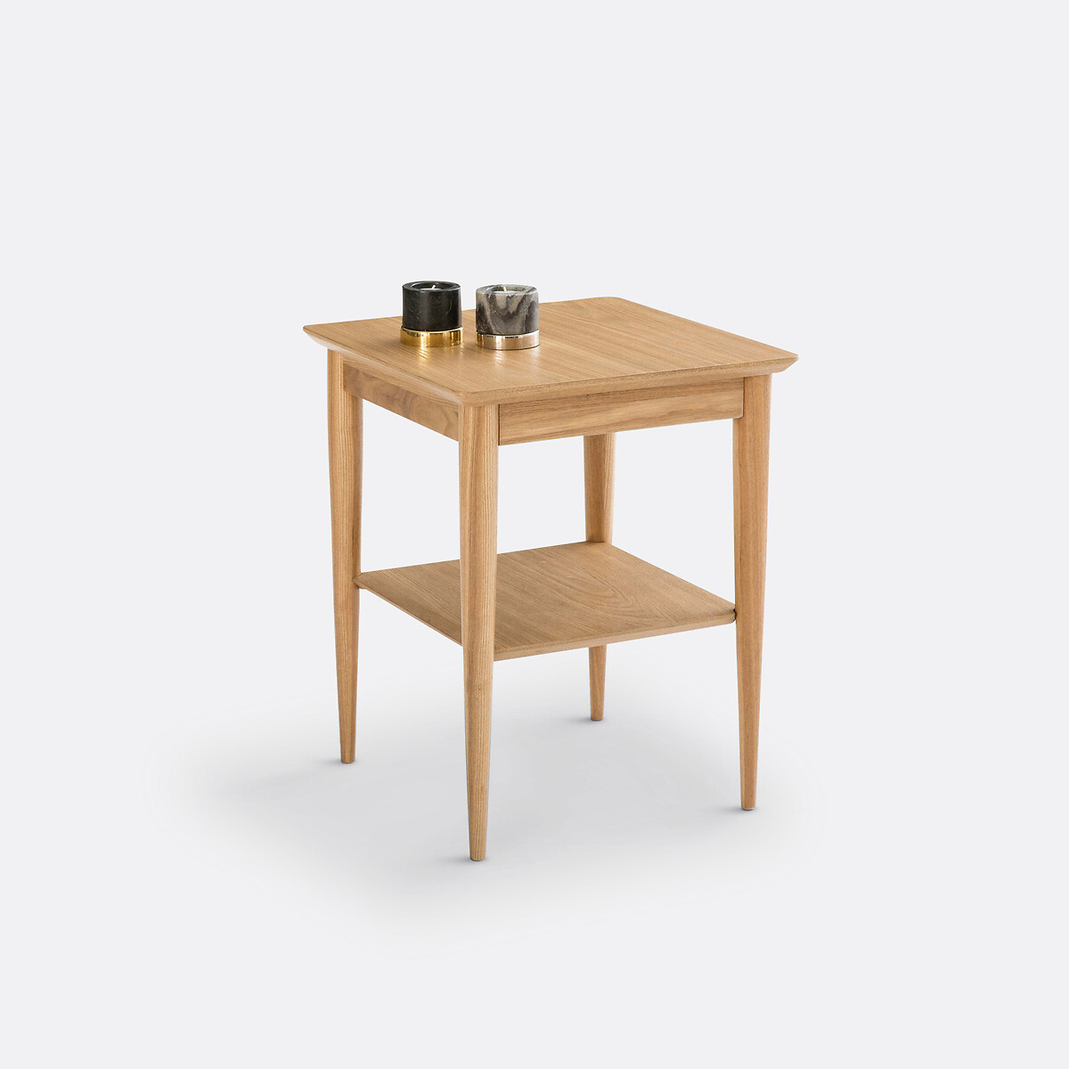 LA REDOUTE INTERIEURS<br>Mesa lateral ou de cabeceira em madeira de freixo LUSSAN