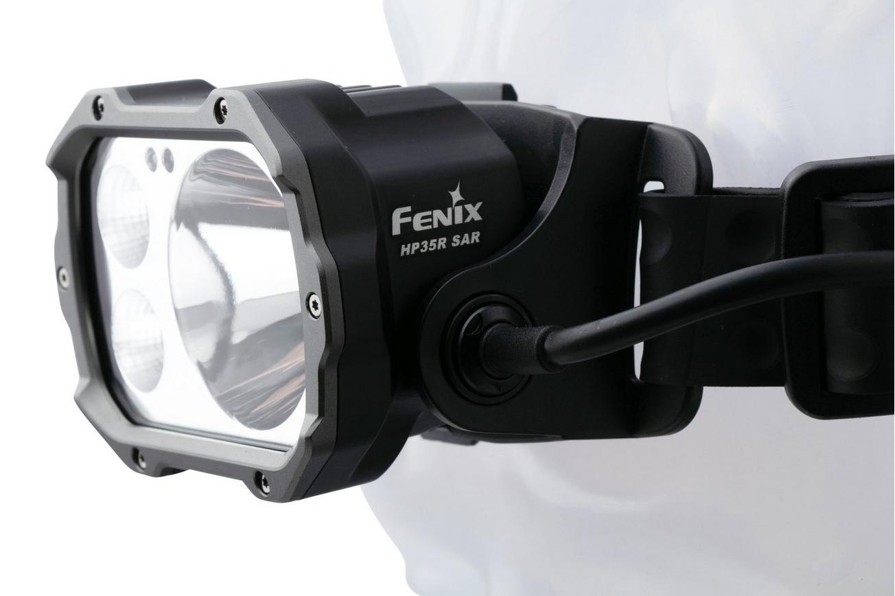 Fenix HP35R-SAR Search & Rescue, oplaadbare hoofdlamp voor op helm, 4000 lumen
