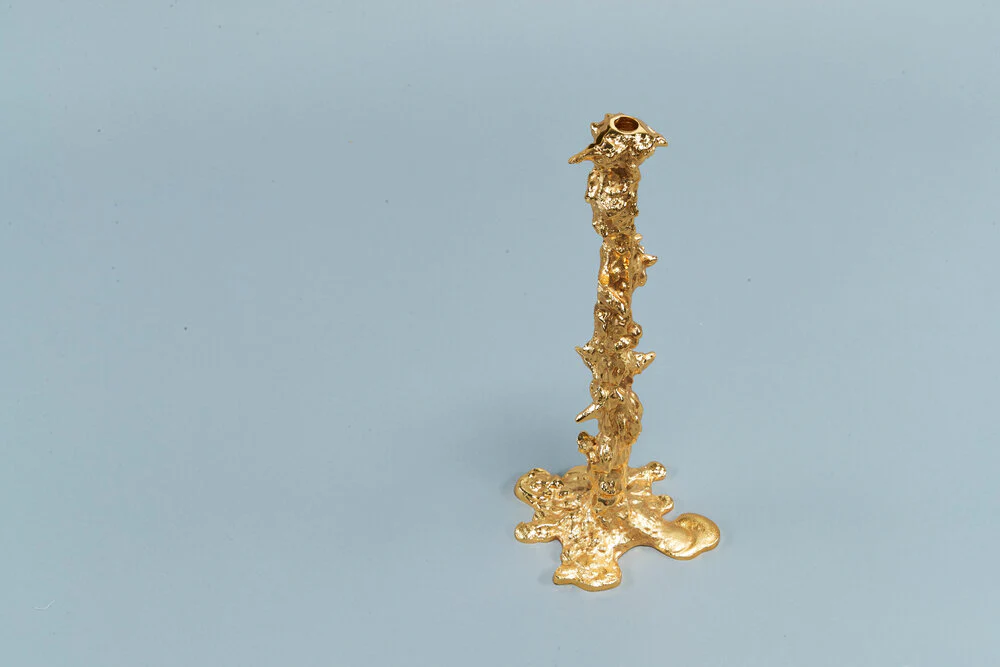 POLSPOTTEN  Drip lysestage, XXL - guldfarvet