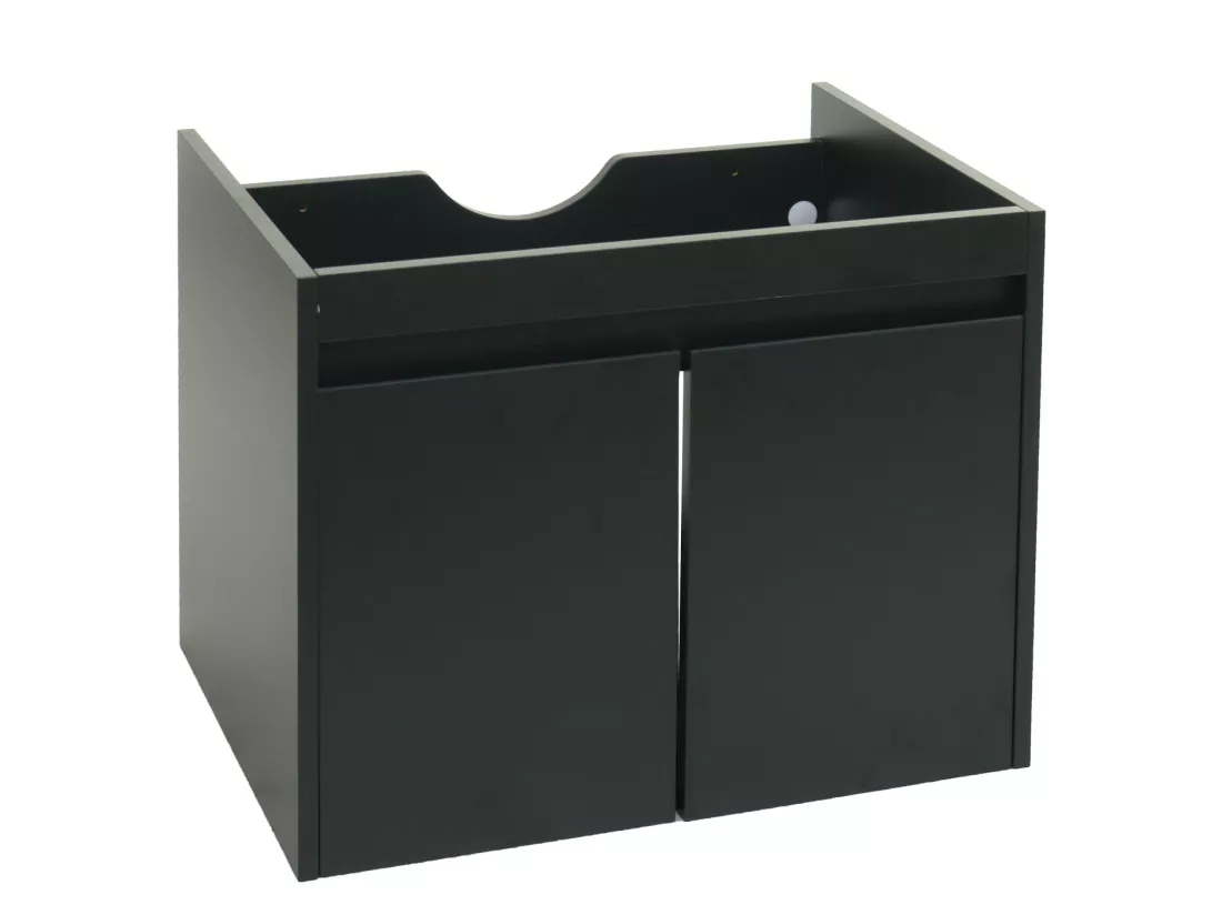 Meuble sous-lavabo MCW-L86, noir