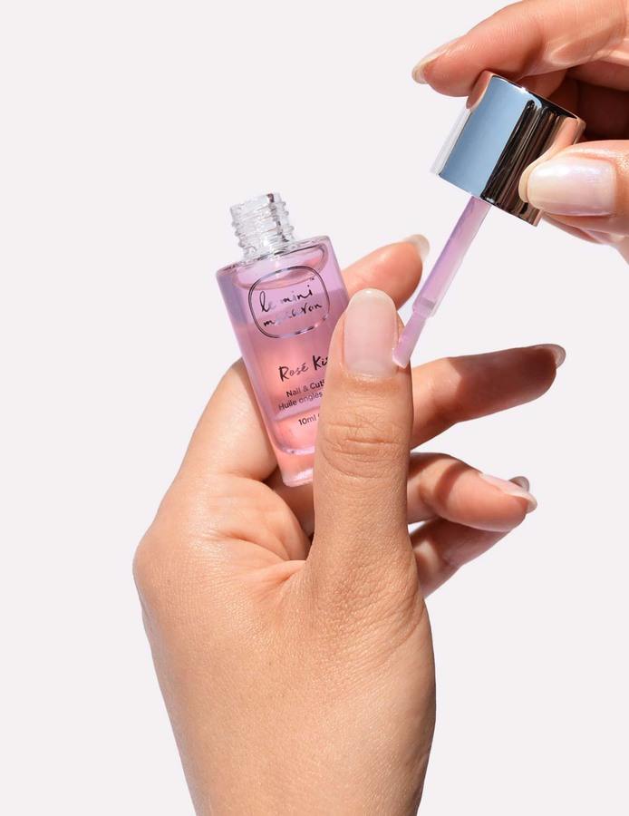 Le Mini Macaron Rosé Kiss Nail & Cuticle Oil 10ml