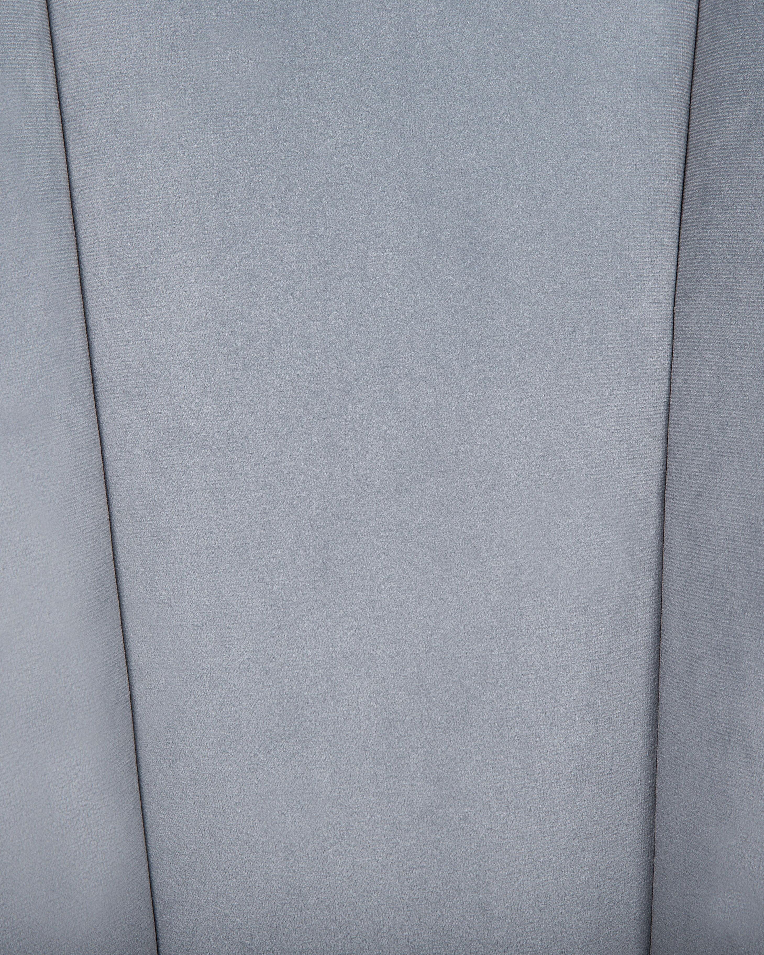 Fauteuil DALA Fluweel Lichtgrijs