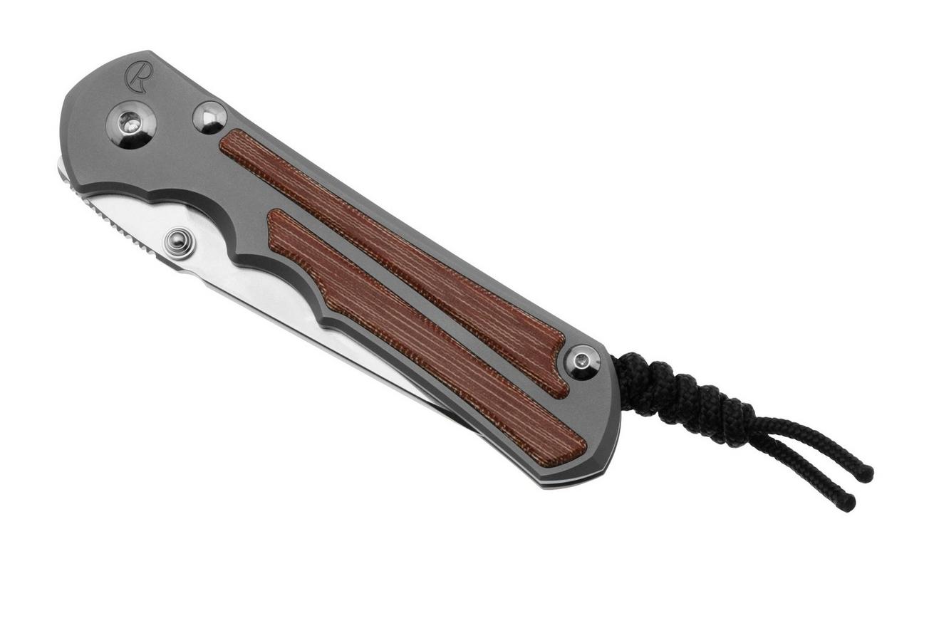 Chris Reeve Large Inkosi LIN-1126 Plain Insigno CPM-Magnacut, Glass Blasted Micarta Inlay, zakmes