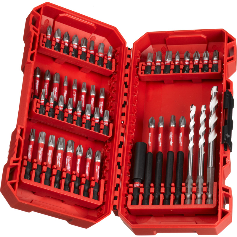 Milwaukee schroefbit set Shockwave 48-delig