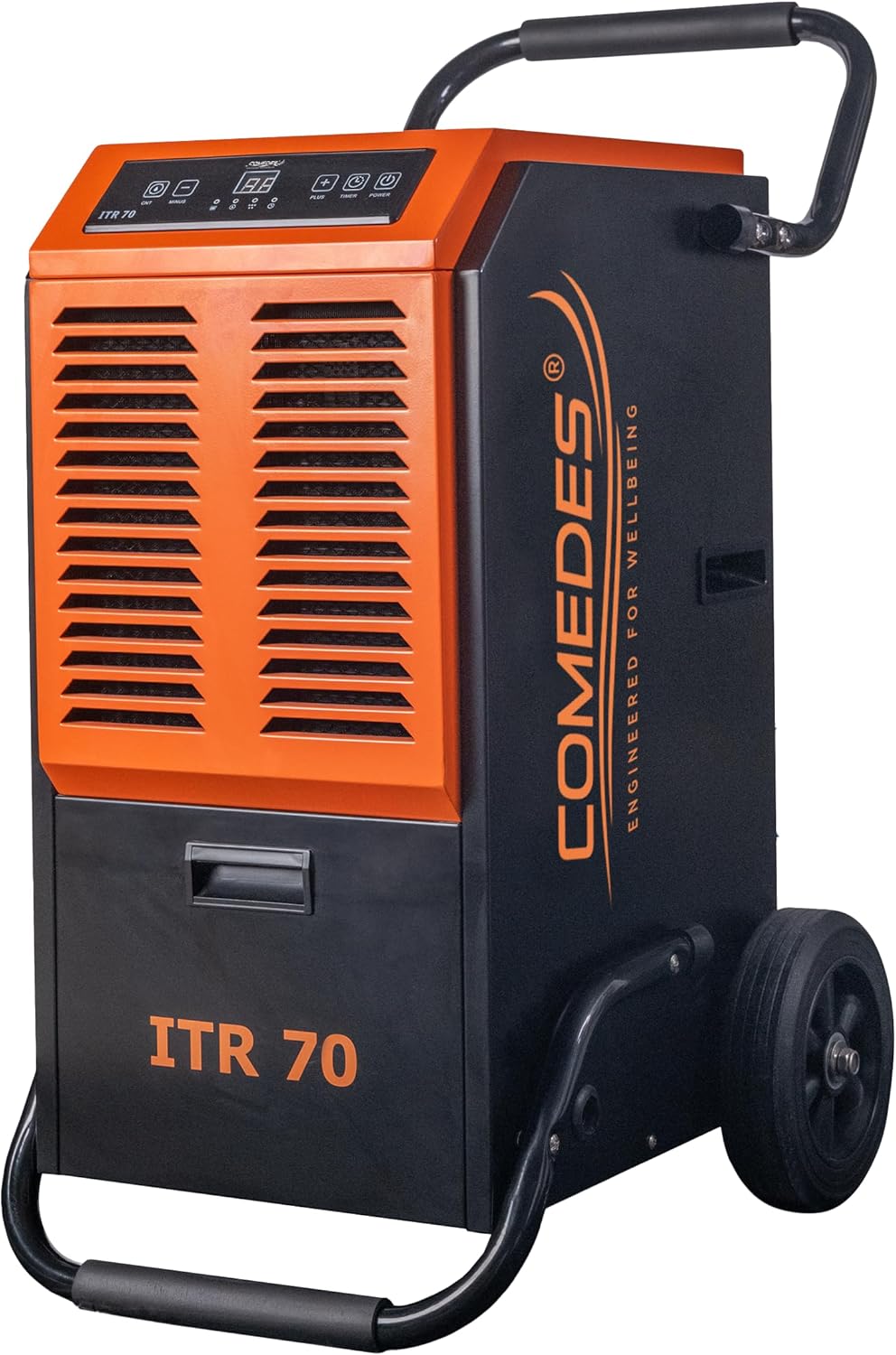 Comedes Bautrockner Luftentfeuchter ITR 70 (max.70 Liter / 24h) Geeignet für Räume und Keller bis 150m² / 345m³