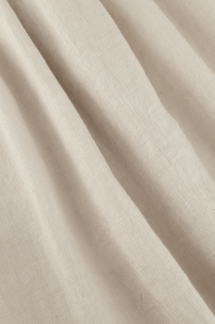 BY-BAR gebroken wit by-bar midi jurk sarah linen long dress