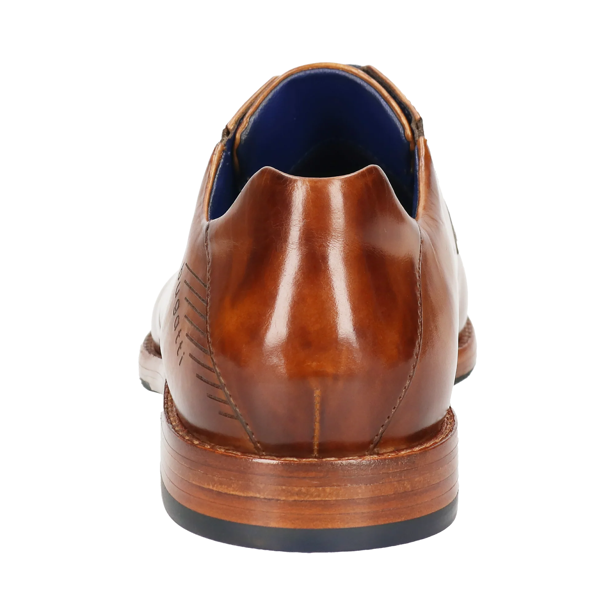 Leder Business Schnürer cognac