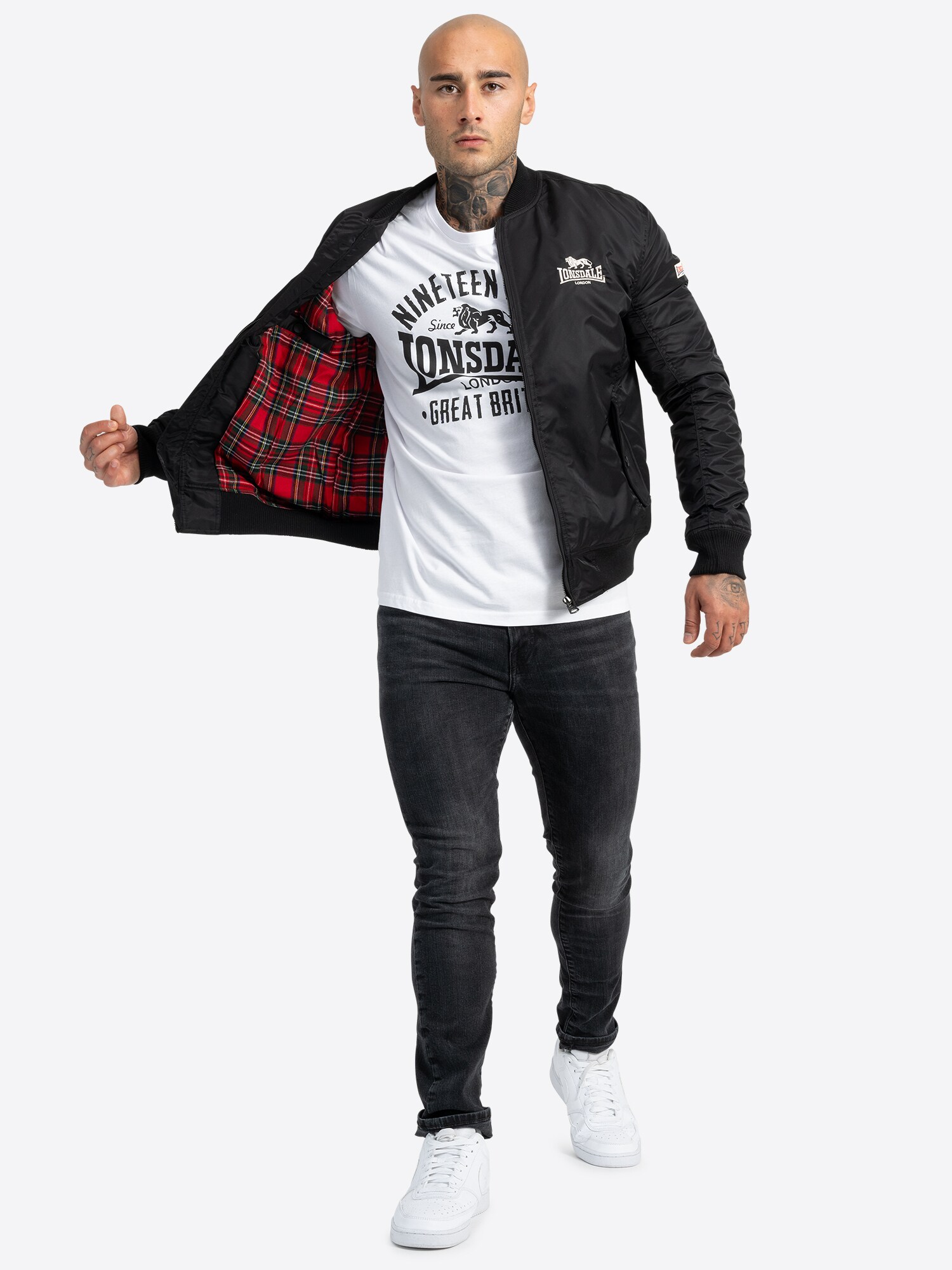 Lonsdale Herren Jacke schmale Passform TERN HILL