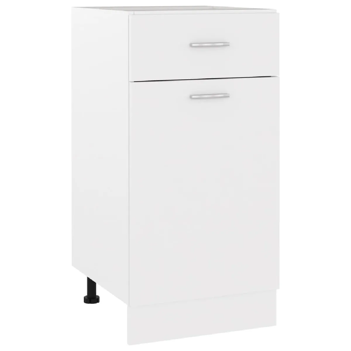 vidaXL Armoire de plancher à tiroir - Blanc