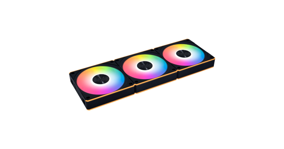 Lian LiUNI FAN CL120 Wireless Reverse RGB case fan  (Zwart, 120 x 120 x 28 mm, PWM)