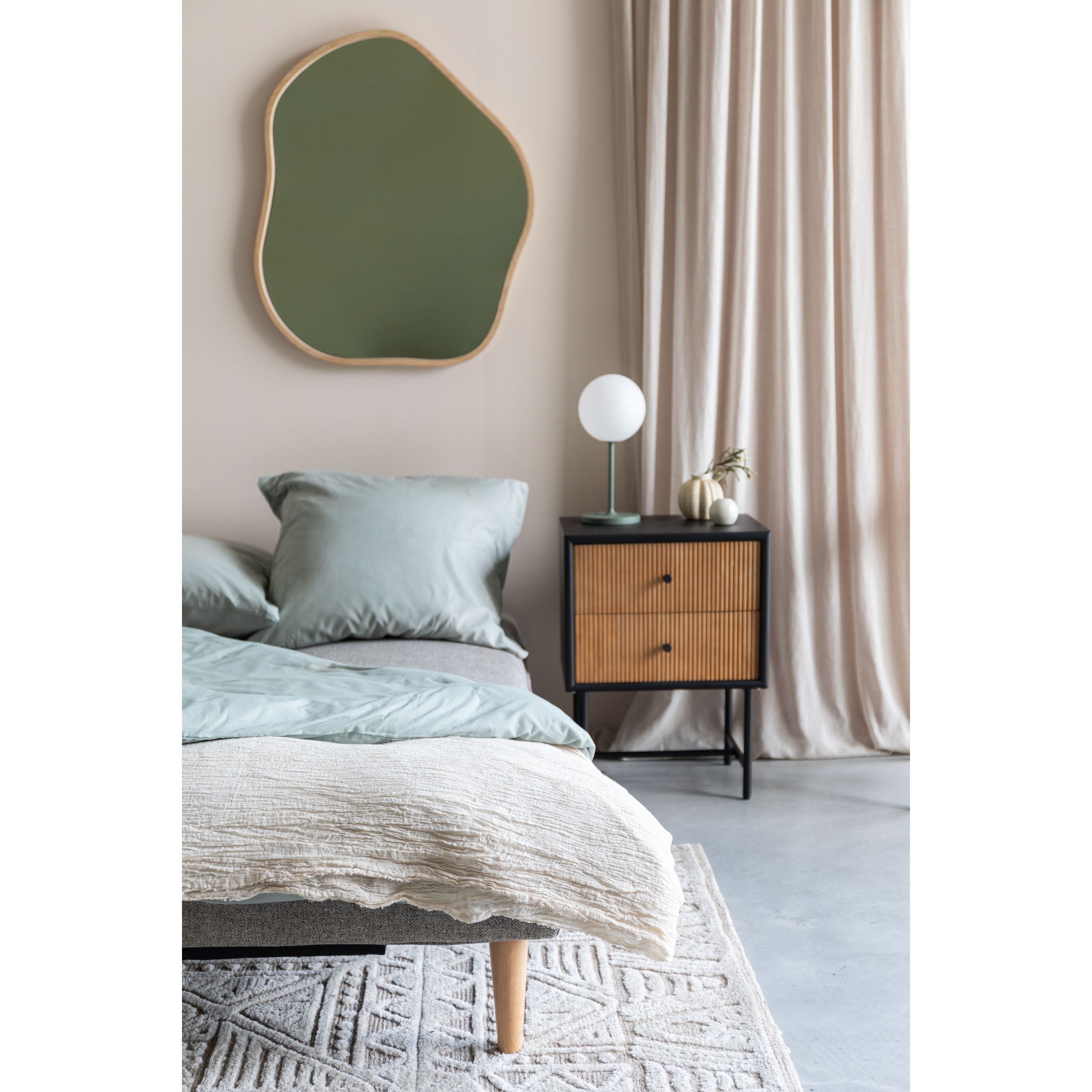 Housecraft Living Luz Slaapbank 2 persoons| Logeerbed| Bedbank Grijs