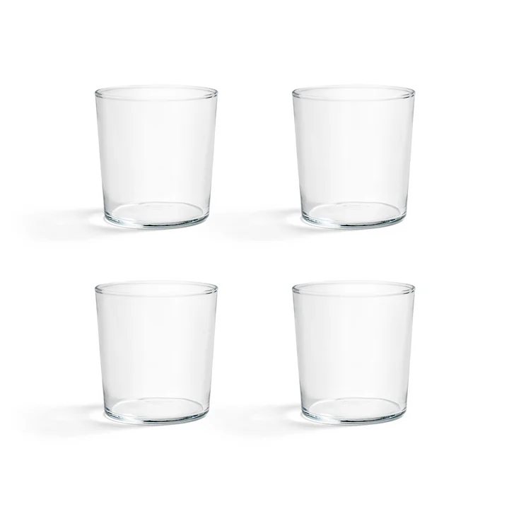 HAY - Glass medium, klar (4er-Set)